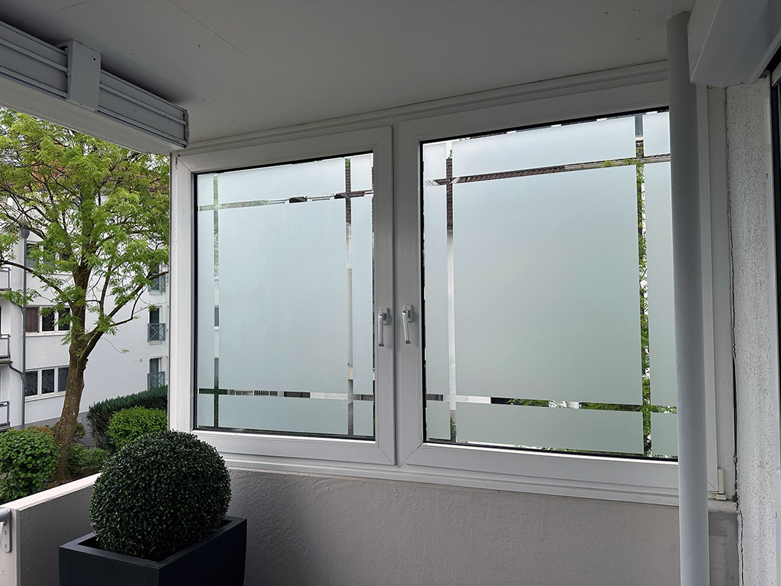 Sichtschutzfolie Glasdesign